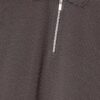 Grey Slim Fit Textured Quarter Zip Polo Shirt