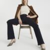 Indigo Mid Rise Bootcut Jeans