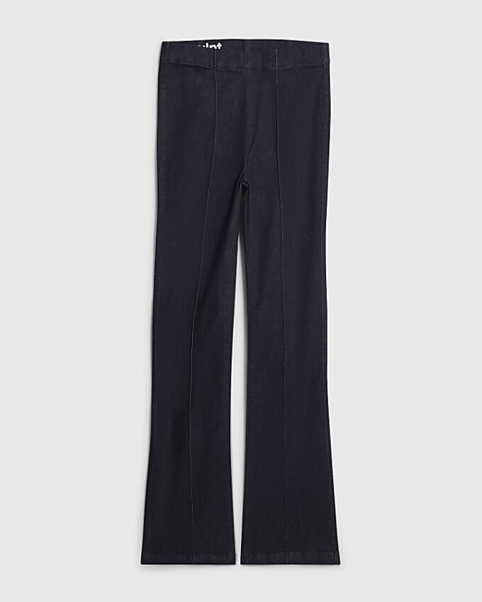 Indigo Pull-On Sculpt Bootcut Jeans