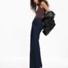 Indigo Pull-On Sculpt Palazzo Jeans