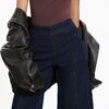 Indigo Pull-On Sculpt Palazzo Jeans