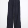 Indigo Wide Leg Tie Front Jeans