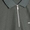 Khaki Muscle Fit Textured Polo Shirt