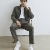 Khaki Skinny Fit Trousers