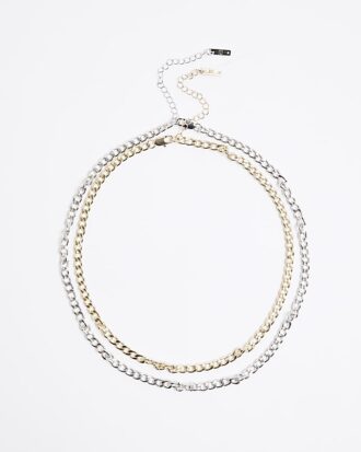 Metal Chain Bracelets 2 Pack