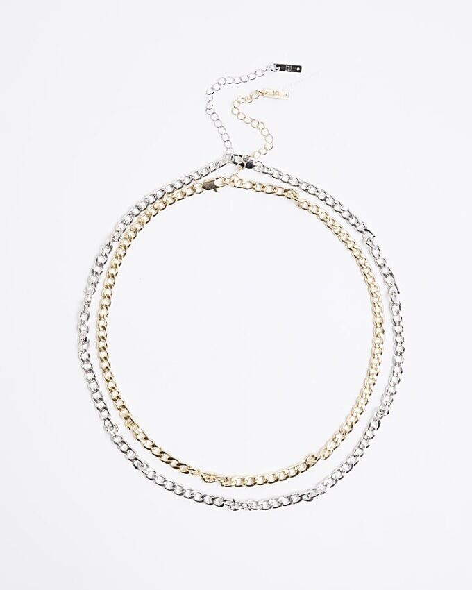 Metal Chain Bracelets 2 Pack
