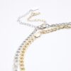 Metal Chain Bracelets 2 Pack