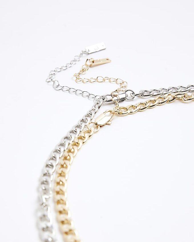 Metal Chain Bracelets 2 Pack