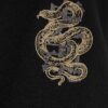 Mini Boys Black Japanese Snake Bomber Jacket