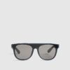 Mini Boys Black Matte Visor Sunglasses