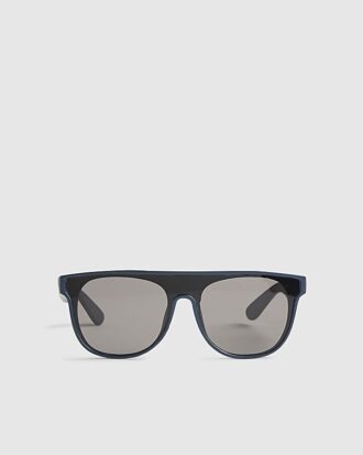 Mini Boys Black Matte Visor Sunglasses