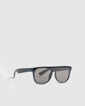 Mini Boys Black Matte Visor Sunglasses