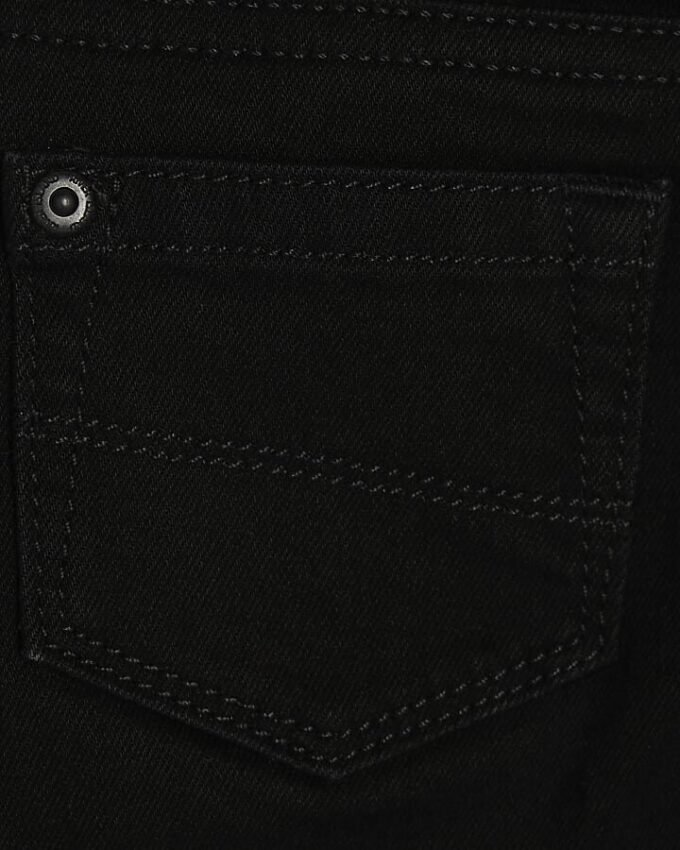 Mini Boys Black Relaxed Skinny Jeans
