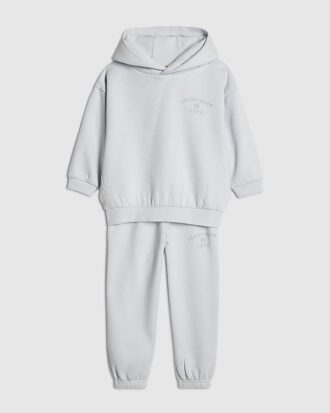 Mini Boys Blue Essentialism Hoodie Set