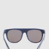 Mini Boys Blue Matte Visor Sunglasses