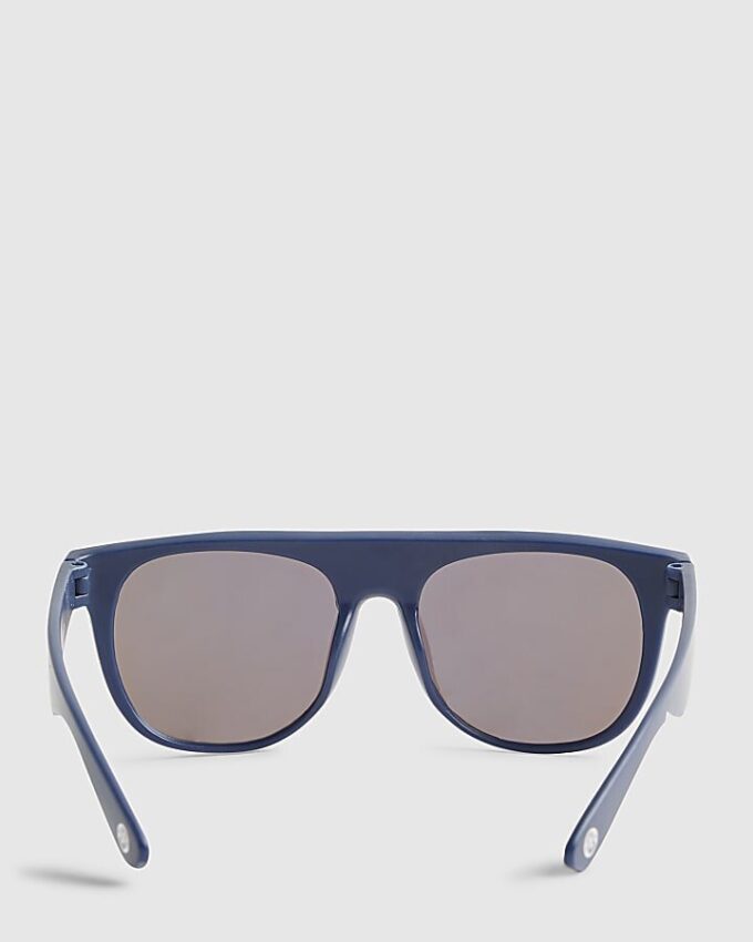 Mini Boys Blue Matte Visor Sunglasses