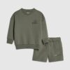 Mini Boys Green Palais Sweatshirt Set