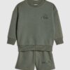 Mini Boys Green Palais Sweatshirt Set