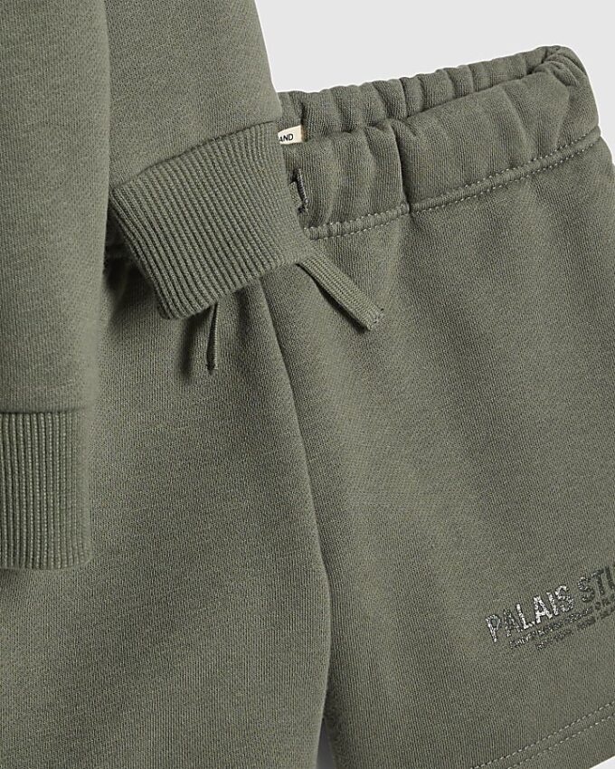 Mini Boys Green Palais Sweatshirt Set