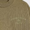 Mini Boys Khaki Essentialism Sweatshirt Set