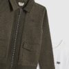Mini Boys Khaki Textured Harrington Set