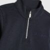 Mini Boys Navy Zip Funnel Sweatshirt Set