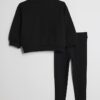 Mini Girls Black Girl Vibe Sweatshirt Set