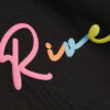 Mini Girls Black River T-Shirt Set
