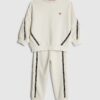 Mini Girls Cream RI Frill Sweatshirt Set