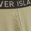 Mini Girls Khaki RI Waist Band Ribbed Set