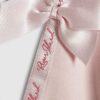Mini Girls Pink Bow Cinched Sweatshirt Set