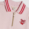Mini Girls Pink Cherry Bow Leggings Set