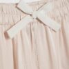 Mini Girls Pink Corsage Satin Pyjamas Set