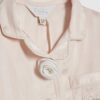 Mini Girls Pink Corsage Satin Pyjamas Set