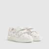 Mini Girls Pink Ditsy Rose Bud Trainers