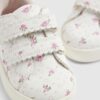 Mini Girls Pink Ditsy Rose Bud Trainers