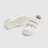 Mini Girls Pink Ditsy Rose Bud Trainers