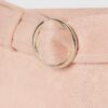 Mini Girls Pink Faux Suede Skort Set