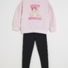 Mini Girls Pink Little Princess Bear Set
