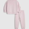 Mini Girls Pink RI Frill Sweatshirt Set