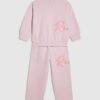 Mini Girls Pink River Sweatshirt Set