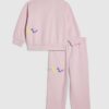 Mini Girls Pink River Sweatshirt Set