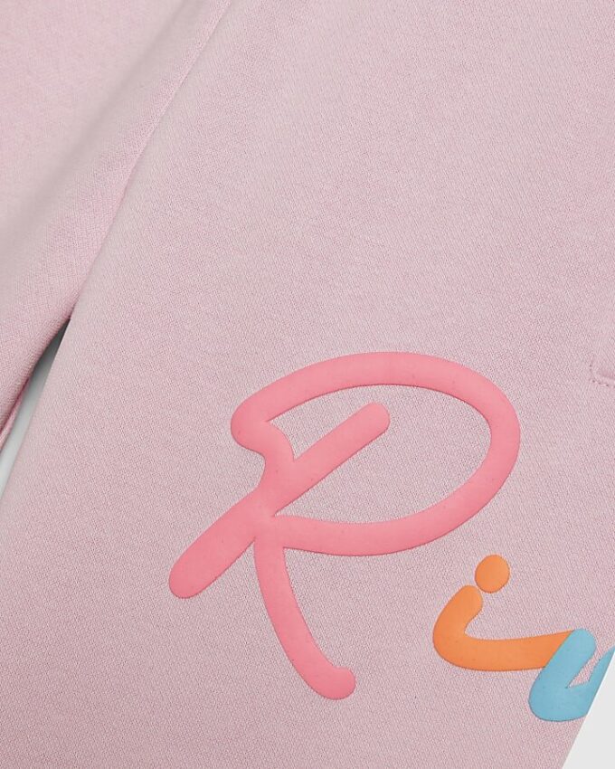 Mini Girls Pink River Sweatshirt Set