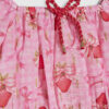 Mini Girls Pink Strawberry Bow Skirt Set