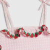 Mini Girls Pink Strawberry Tankini Set