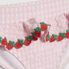 Mini Girls Pink Strawberry Tankini Set