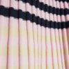 Mini Girls Pink Stripe Polo Shirt Set
