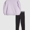 Mini Girls Purple Babyccino Jumper Set