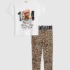 Mini Girls White 1994 Bear T-Shirt Set