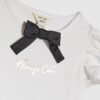 Mini Girls White Faux Suede Skort Set